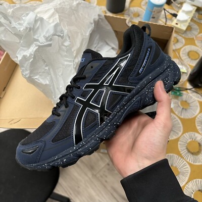 ASICS Gel Venture Navy Black Pure Silver UK 1203A245-003