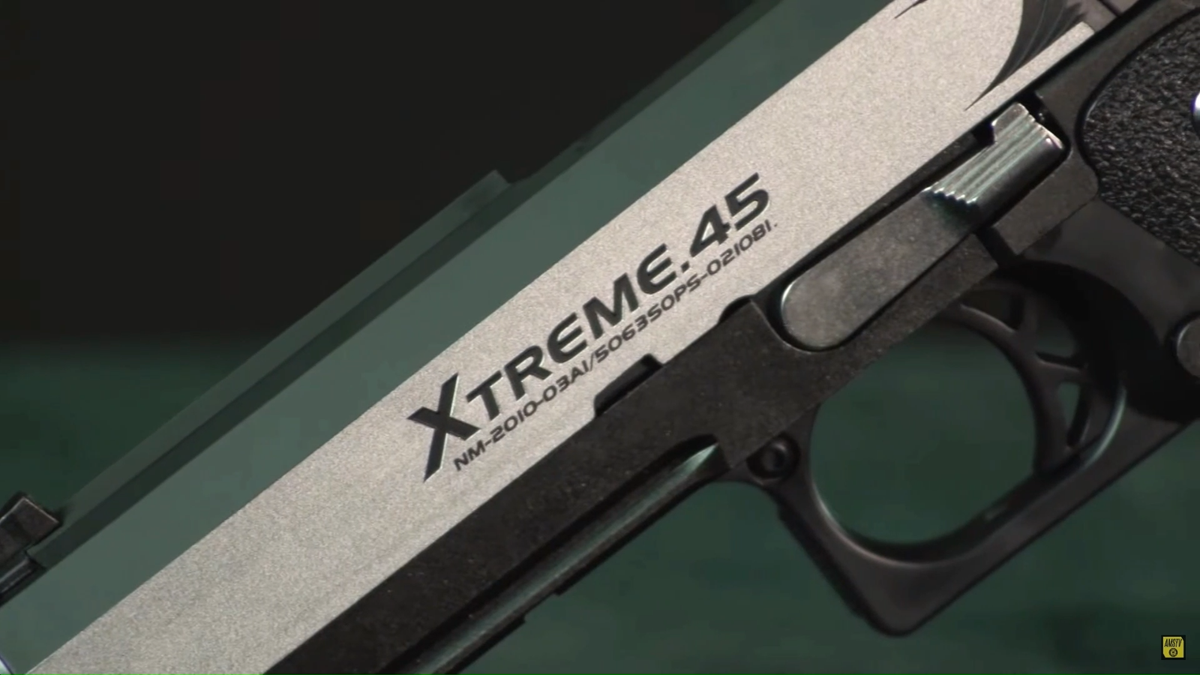Tokyo Marui Hi-Capa Xtreme .45 Full Automatic Airsoft Gas Blowback
