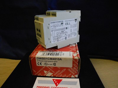 CARLO GAVAZZI DWB01CM4810A 3 PHASE LOAD GUARD RELAY NEW