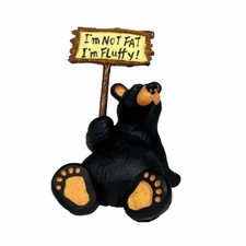 BSC/Bearfoots by Jeff Fleming 30150177 I'M FLUFFY Resin Bear Fig. 0107/R425