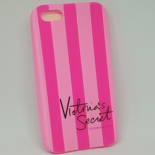 Funda Carcasa de Silicona para 5/5S Victoria's Secret Rayas Rosas eBay