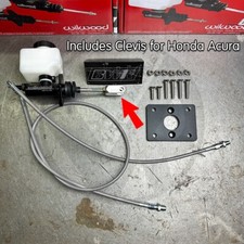 Wilwood Brake Booster Kit W Bwr Clevis Lines For 96-00 Civic Wstaging Brake