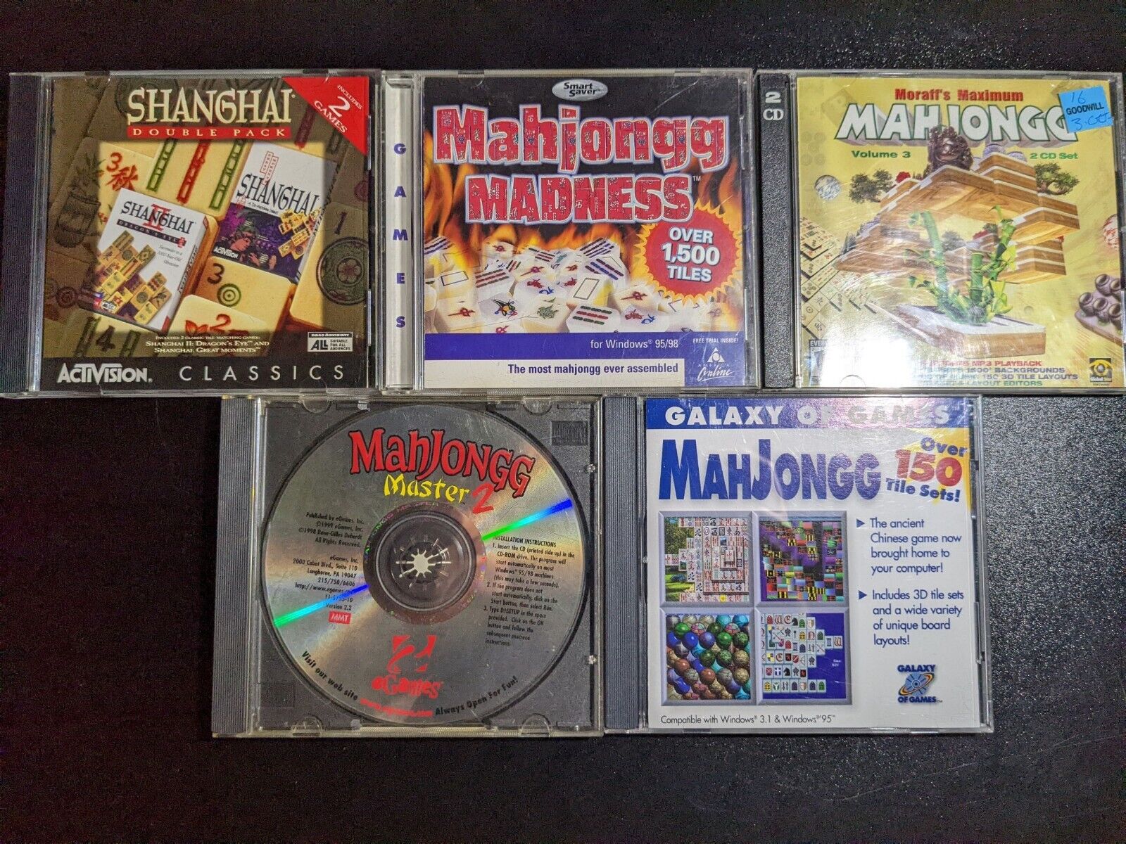 LOT OF 9 Vintage 1990-2000s PC CD-ROM Games, Music, and others USED  74299403101