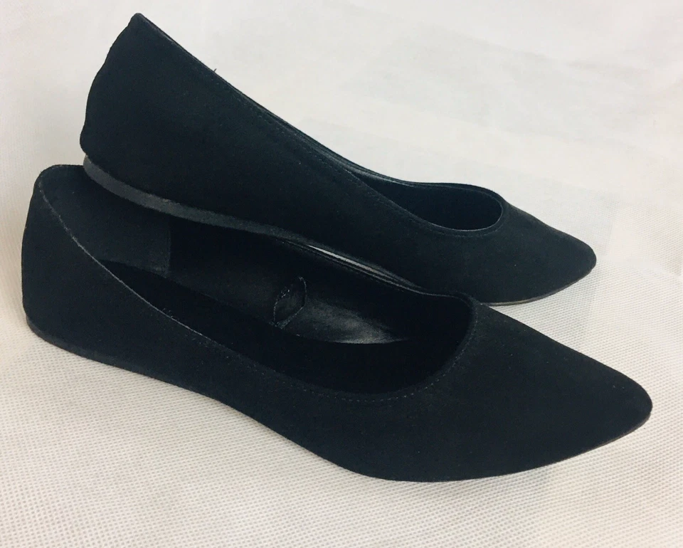 Pisos de ballet Charlotte Russe negros talla 7 Foto 2 de 2