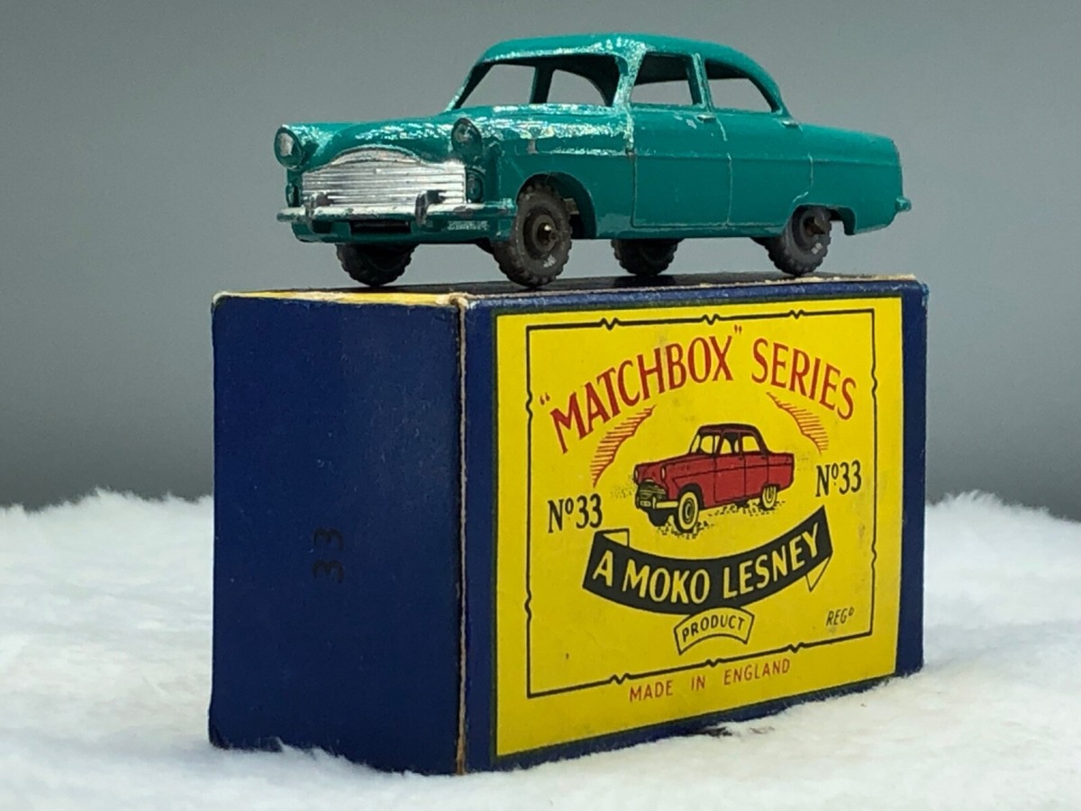 Matchbox No.33A Ford Zodiac 1957 Mint,Genuine in Original Box | eBay