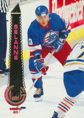 1994-95 Pinnacle #25 TEEMU SELANNE - Winnipeg Jets