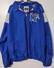 58 Sports 1/4 Zip Pullover Jacket - University Of Memphis - Size Large