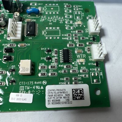 Control Products FOL-207184 Ice Machine Follett Control Printed