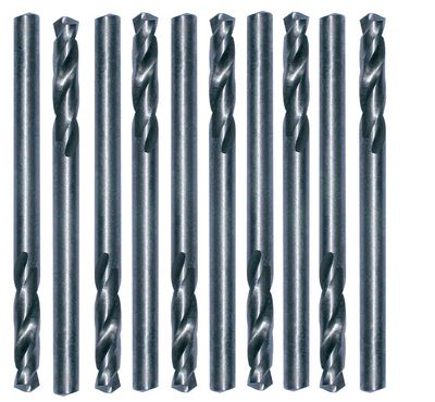 Spiralbohrer 10 Stück Kurzbohrer DIN1897 HSS HSSR Blechbohrer Ø 3 - 6 mm
