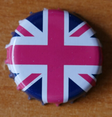 Union Jack Flagge Bier Flaschenverschluss Kronkorken gebraucht 