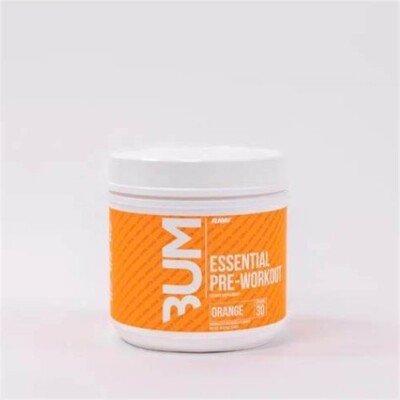 RAW Nutrition CBUM Essential Pre-Workout Orange 399g / 30 serv 12/25 + Samples