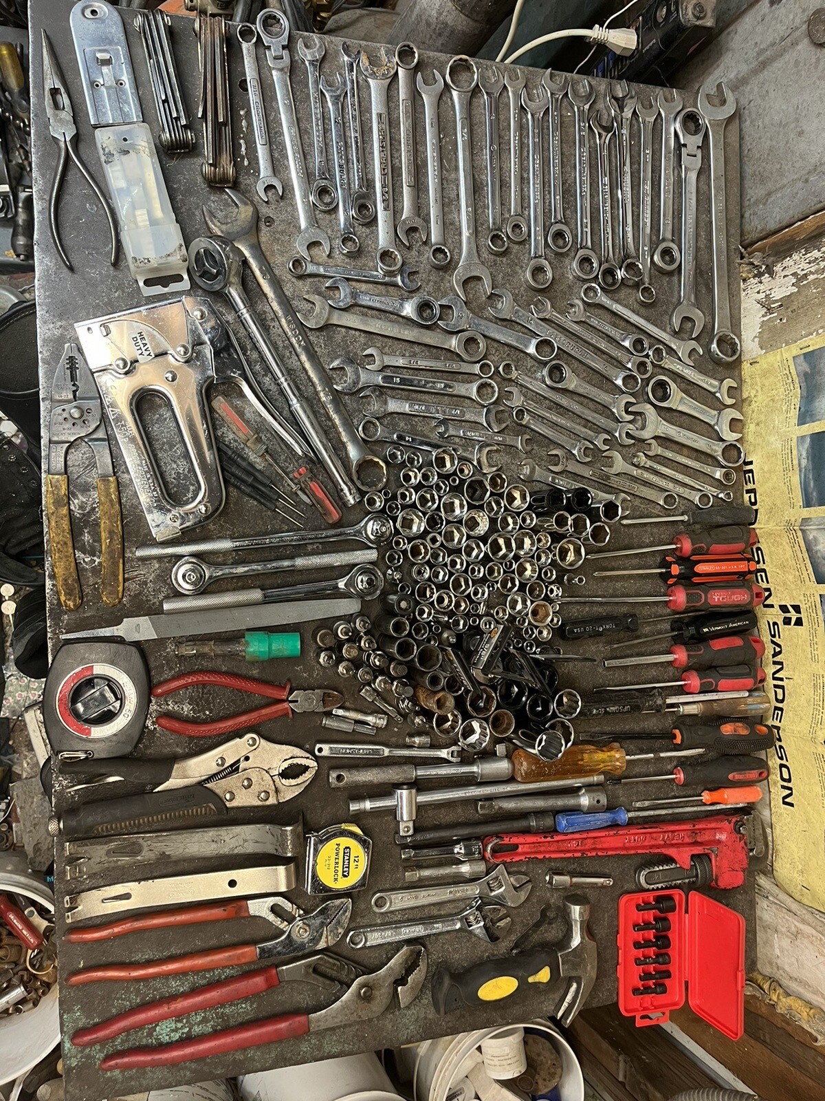 Tool Lot Craftsman Gearwrench Stanley Wright PT Eklind Lufkin Pittsburgh Husky eBay