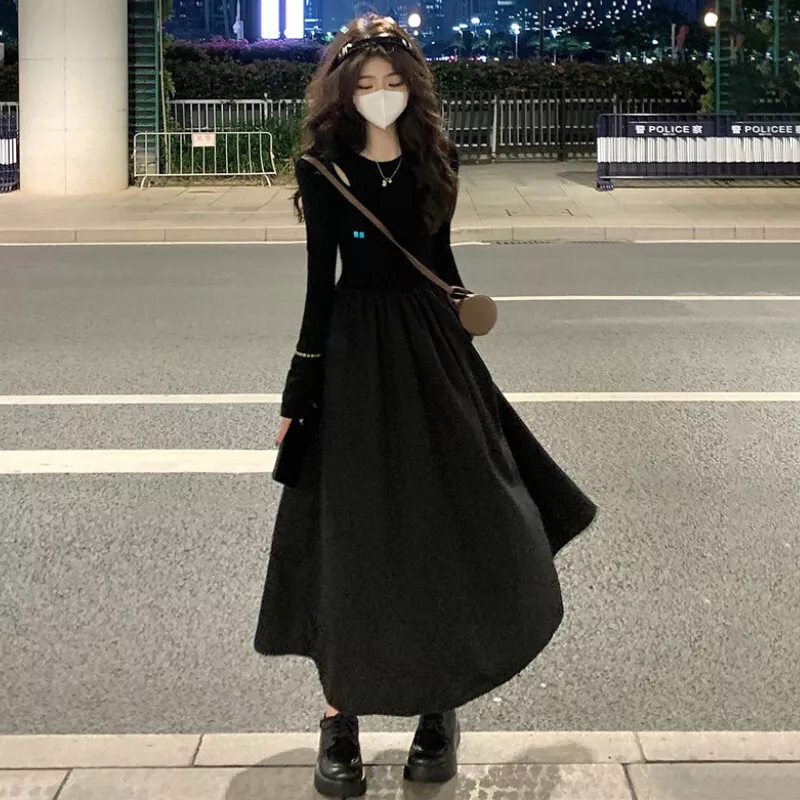 How korean clearance dress in winter