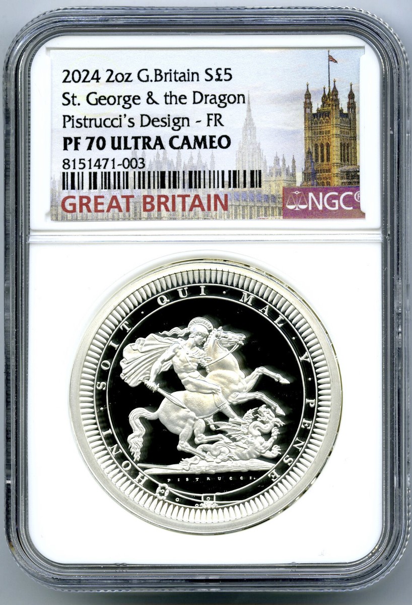 2024 GB 2OZ SILVER PROOF NGC PF70 UCAM THE GREAT ENGRAVERS