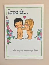 Love is the way to encourage him 20612 10 postcards Memories 1970