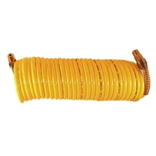 Milton® Rekoil Hose, 12 ft., 1/4" MNPT, Yellow