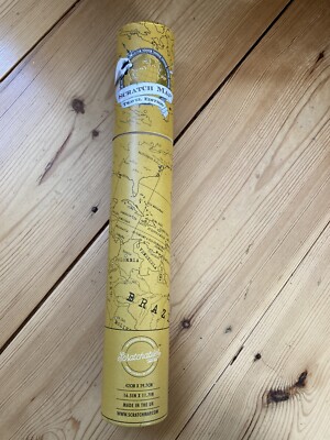 Scratch Map Travel Edition by Luckies of London, New