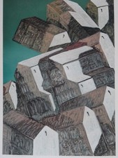 Enrico LOMBARDI; S.T.; tecnica mista su carta su tavola; 46 x 32