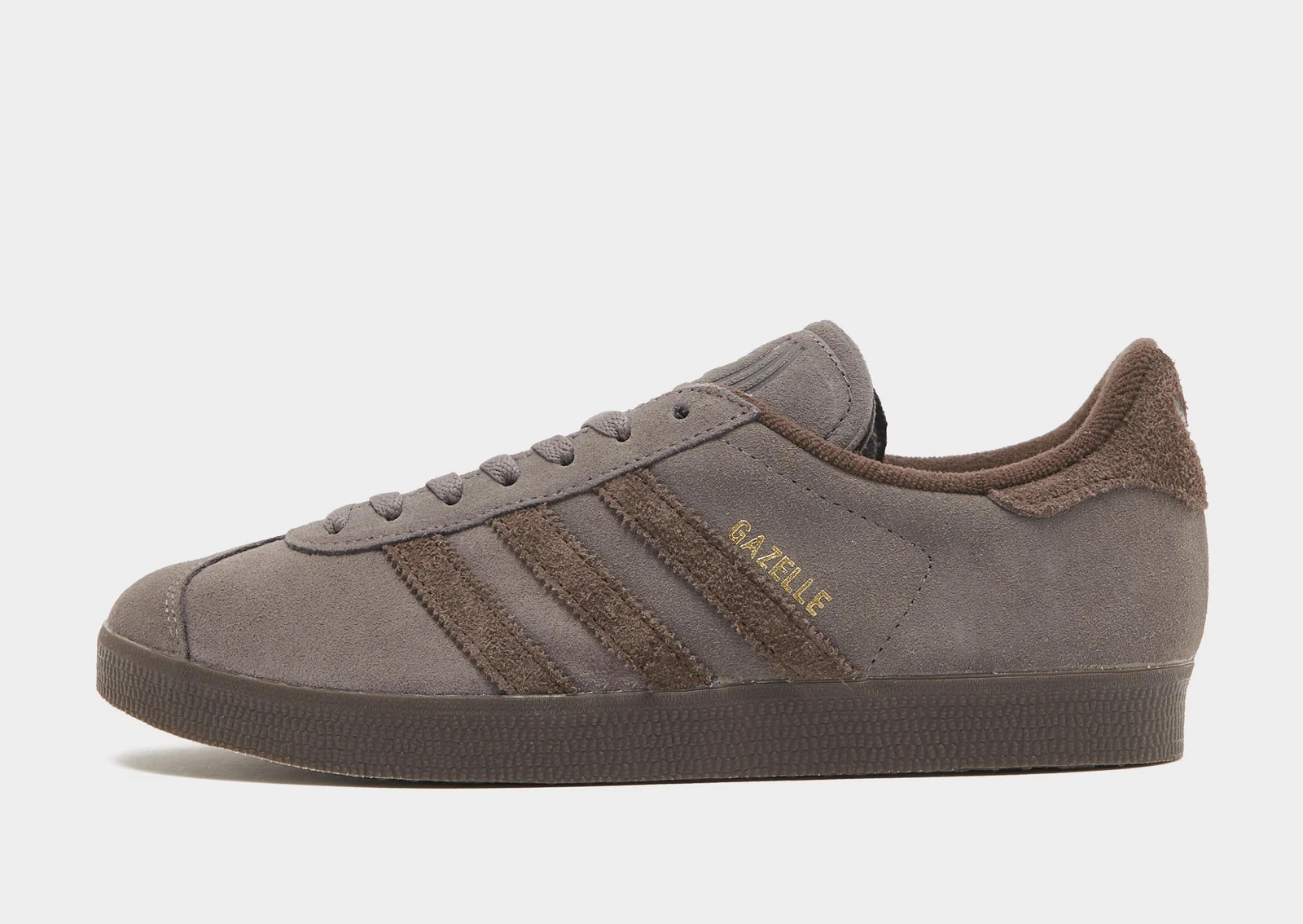 Authentic Adidas Originals Gazelle ® ( Men UK 6.5, 7.5, 8 & 8.5 ) Charcoal/Brown