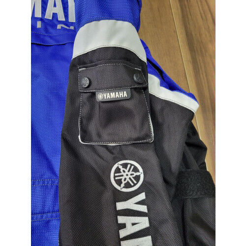 Unused YAMAHA Racing Jacket Nylon Jacket Blue, black, white Unused YAMAHA Racing Jacket Nylon Jacket Blue, black, white