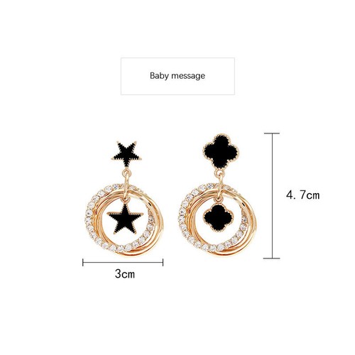 Fashion Rhinestone Crystal Pearl Nightclub Earrings Lady Personality Jewelry - Picture 5 of 26