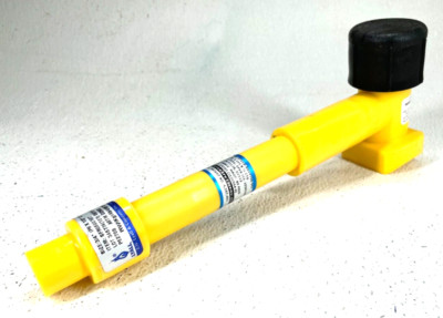Molded Poly MDPE Gas Tapping Tee 2'' IPS x 1/2'' CTS w/ LYCO Excess Flow Valve EFV