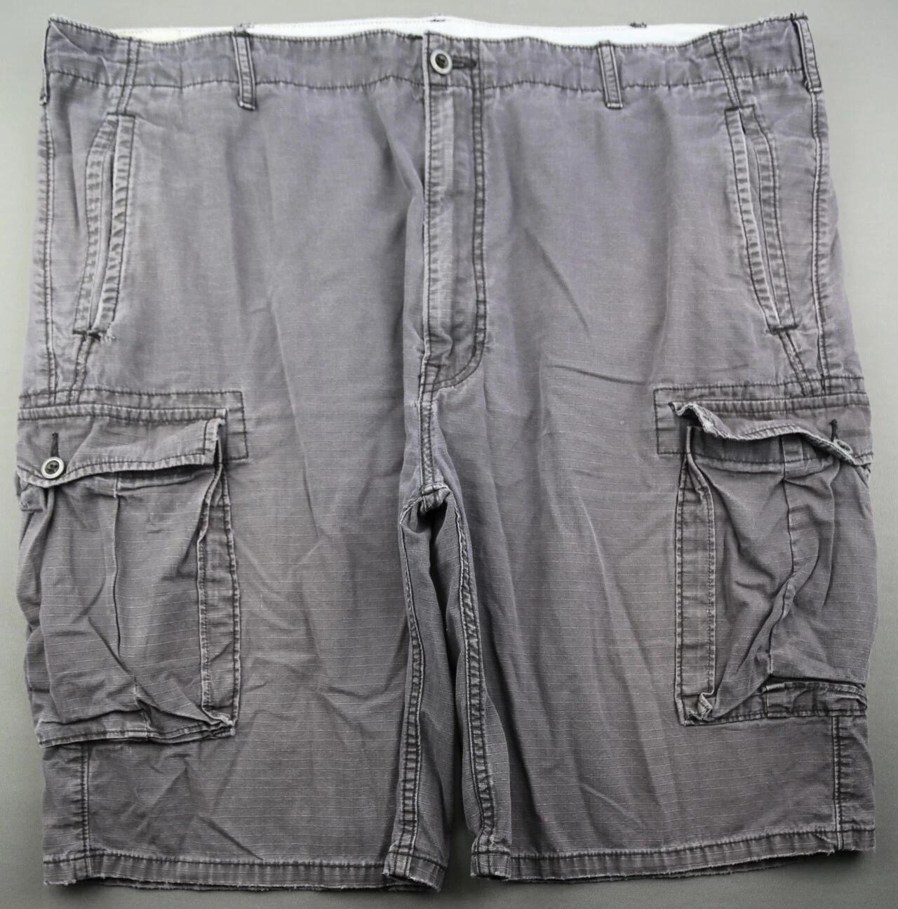 Men's 2014 Levi's Ripstop Cargo Shorts Gray 100% Cotton Size 42