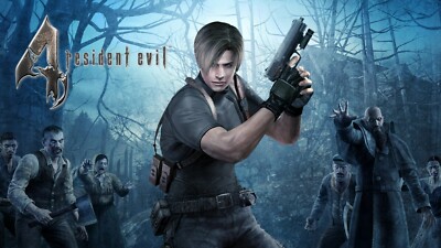 Resident Evil 4 Remake Poster - video game Exclusive Art - 11x20 Quality Prints