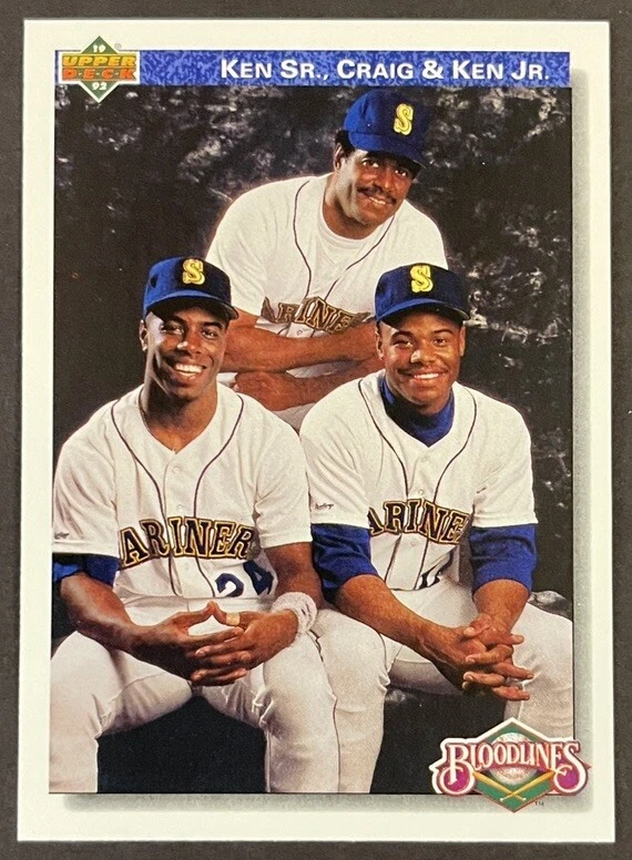1992 Upper Deck - Craig Griffey Ken Griffey Jr Ken Griffey Sr. #85