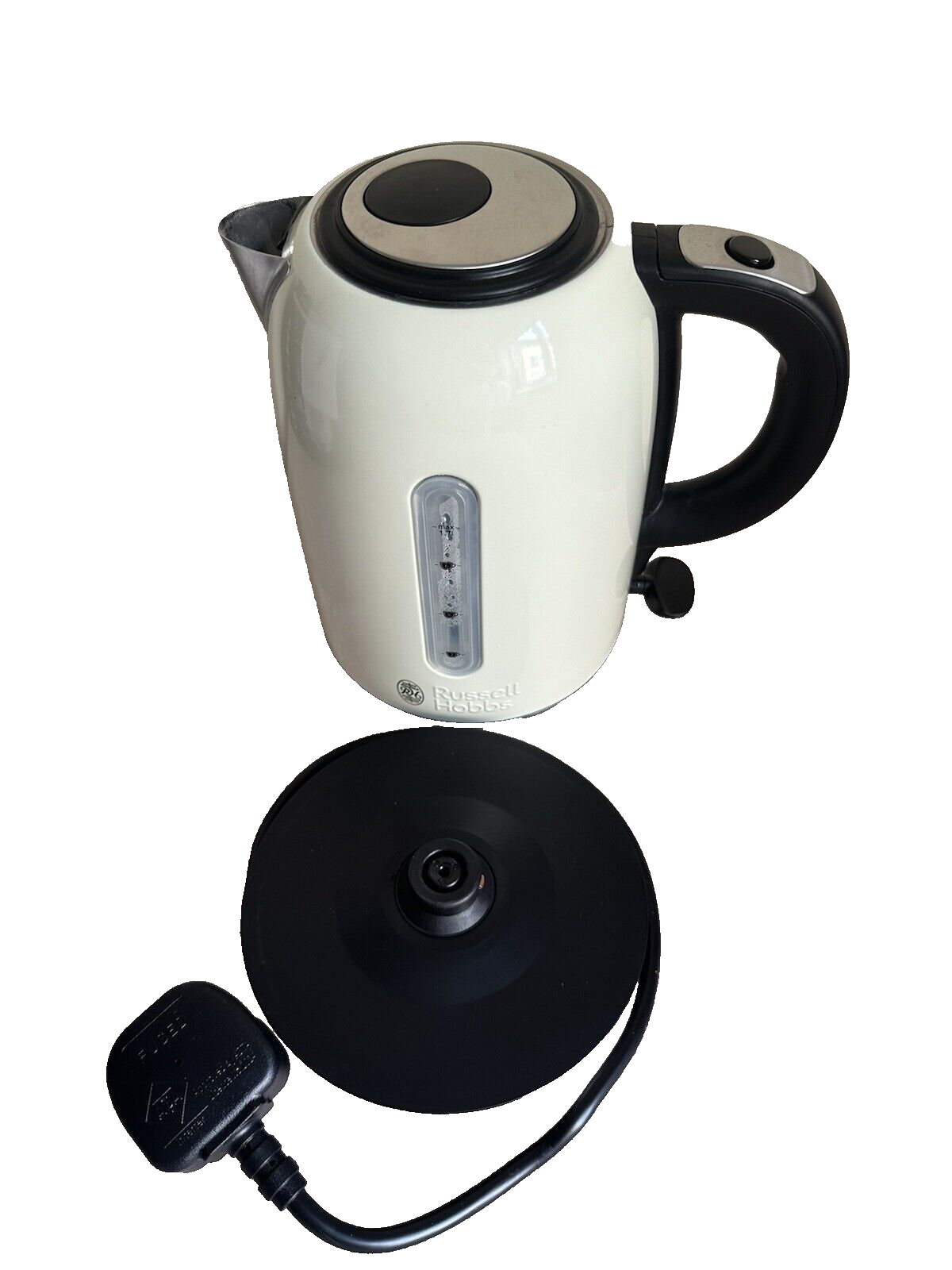 Russell Hobbs 20461 Quiet Boil Kettle Cream 5038061134483 eBay