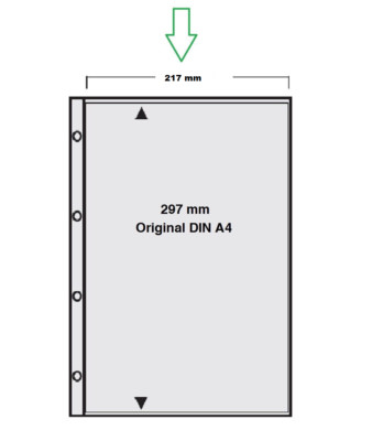 50-A4-PROSPEKTHÜLLEN-SAMMELHÜLLEN-KLARSICHTHÜLLEN-120my 0.0047in Crystal Clear