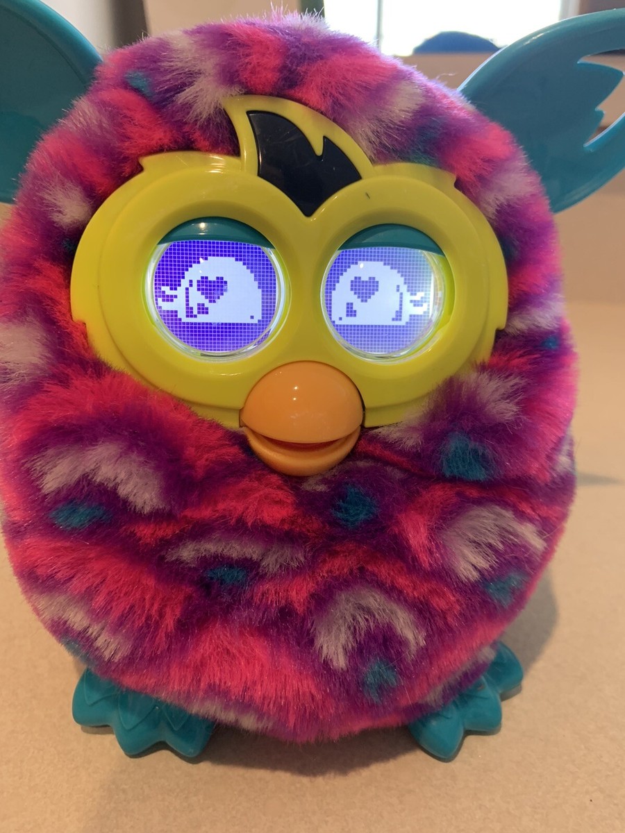 FURBY 2012 Boom Pink Purple Diamond Yellow Talking Interactive Pet