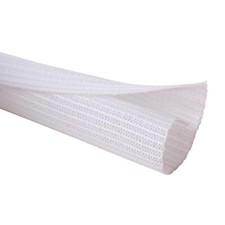 25Ft 1 Inch White Cord Protector Wire Loom Tubing Cable Sleeve for PC TV
