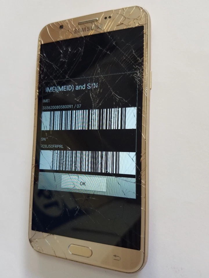 Metro Pcs Samsung Galaxy J7 Prime SM-J727T1 Gold Android Smart Cell Phone Gsm - Image 4 of 4