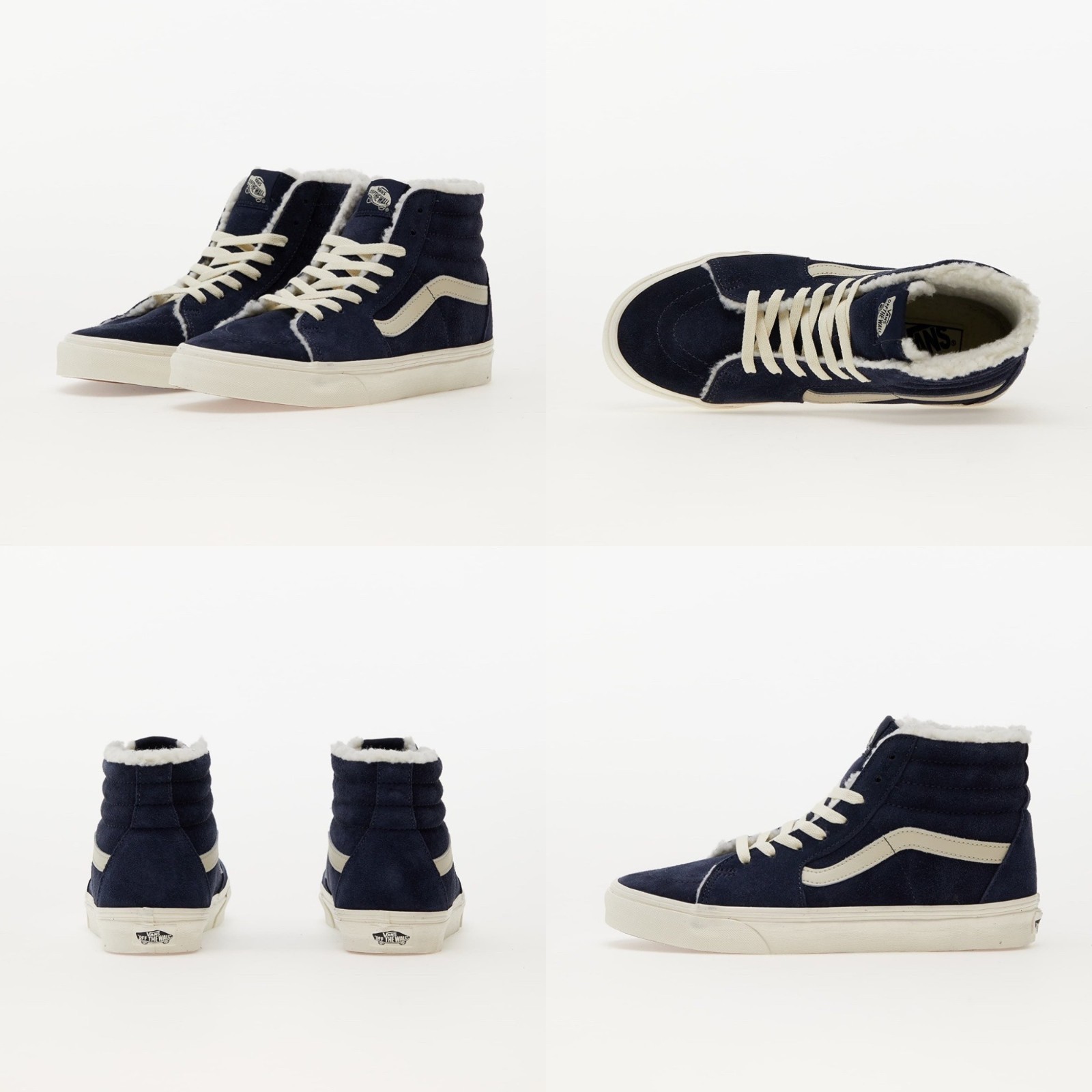 VANS Sk8-Hi Cozy Hug Parisian Night Shoes Navy Men's 7.5 / Women's 9 NEW image 9