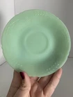 Fire King Jadeite Sheaves of Wheat saucer vintage Jadeite milk glass