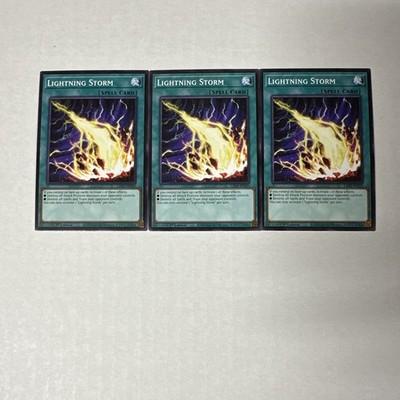 3x Lightning Storm Common L26D-ENS20 NM Legendary Modern Decks 2026 playset