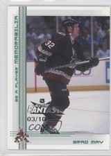 2000 ITG Be A Player Memorabilia Emerald All-Star Fantasy 3/10 Brad May #474 0a1