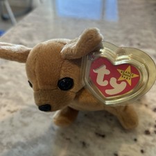 1999 Ty Beanie Baby Tiny The Chihuahua Dog 3 Errors Rare