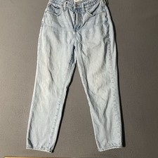 Madewell The Curvy Perfect Vintage Straight Jean Womens Size 27 Light Wash Blue