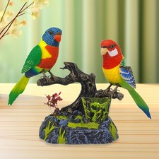 Talking Parrots Office Home Decoration Ornament Realistic Kids Toy Interactive
