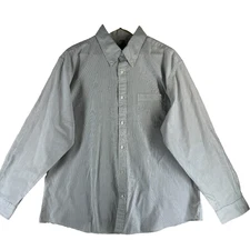 Brooks Brothers Regent Men's Size XL Striped All Cotton Casual Shirt