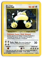 snorlax holographic pokemon card value of A Old Rare Pokemon Rare Original 2003 Reverse Holo
