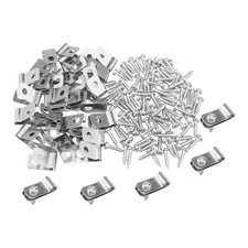 100 Pcs Cattle Panels Metal Livestock Fence Clip Clips for Wire Fasteners