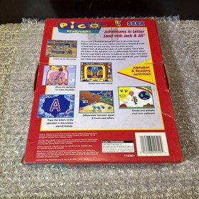 Adventures in Letter Land with Jack & Jill (Sega Pico) Storyware Cart In Box