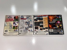4 Sega Saturn Racing (F1 Challenge,Nascar 98,TNN Hardcore 4x4,Tunnel B1) Lot #12