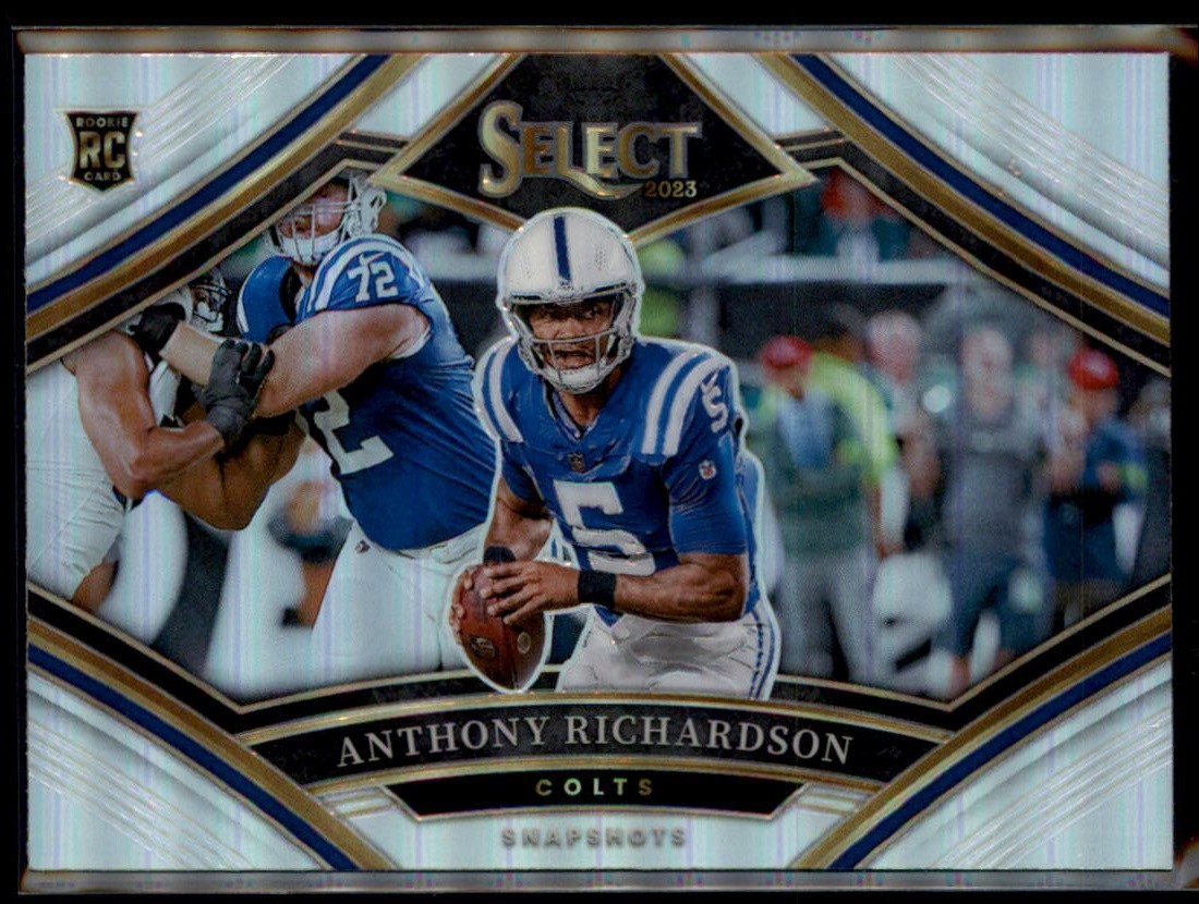 2023 Panini Select #SS-AR Anthony Richardson Snapshots Silver Rookie Prizm