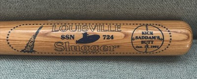 RARE USS Louisville SSN-724 Limited Edition US Navy Baseball Bat - Desert Storm