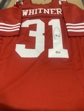 Donte Whitner Signed/Auto San Fransico 49ers Custom Jersey Beckett COA