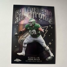 Topps 2025 Chrome Jordan Mailata Philadelphia Eagles All-Chrome #ACT-12